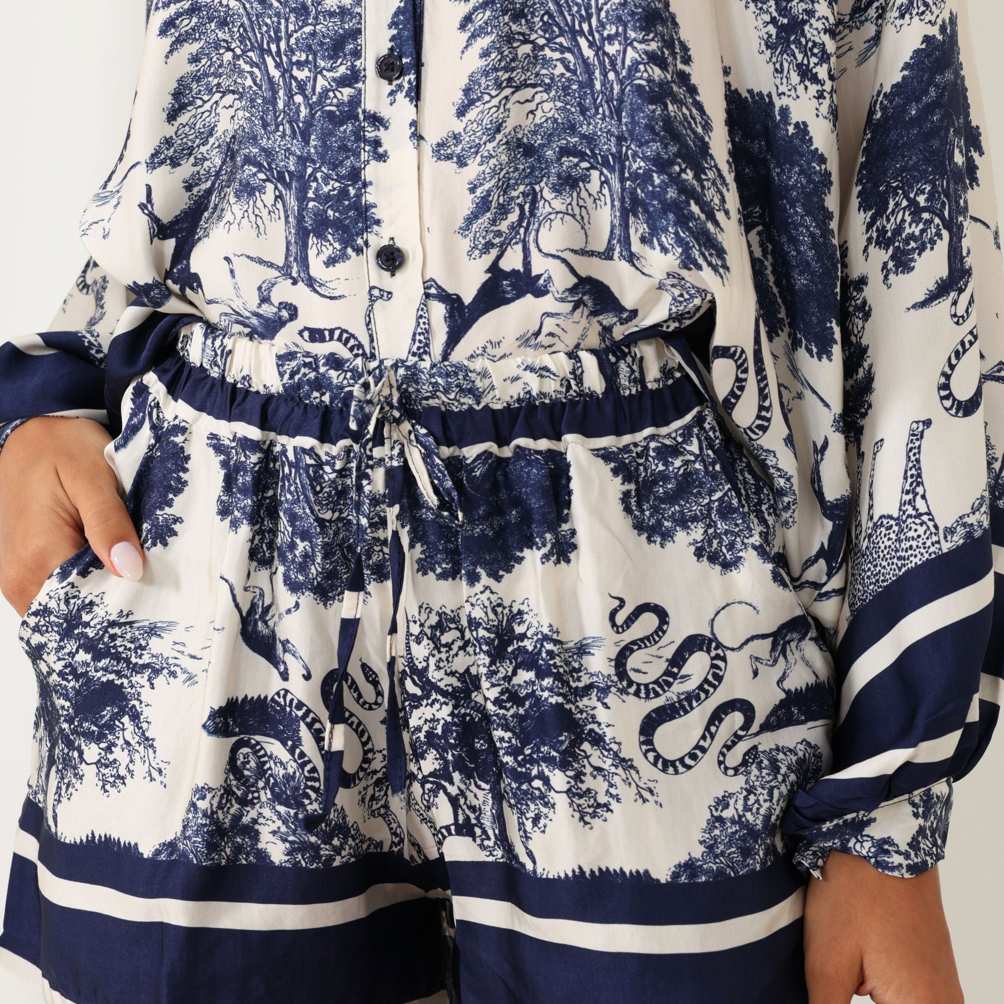 Botanical Set - Navy