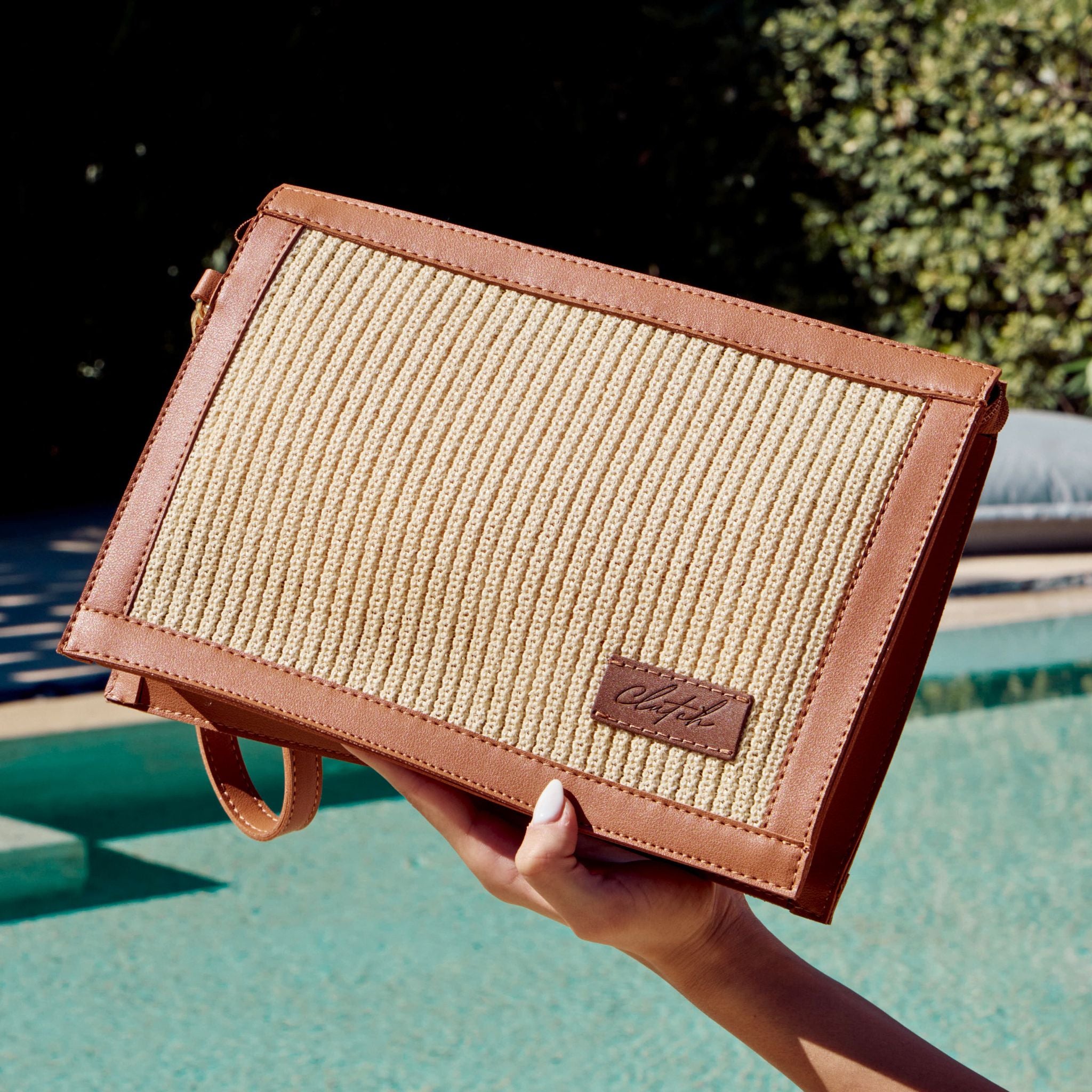 Dubai Raffia Tan