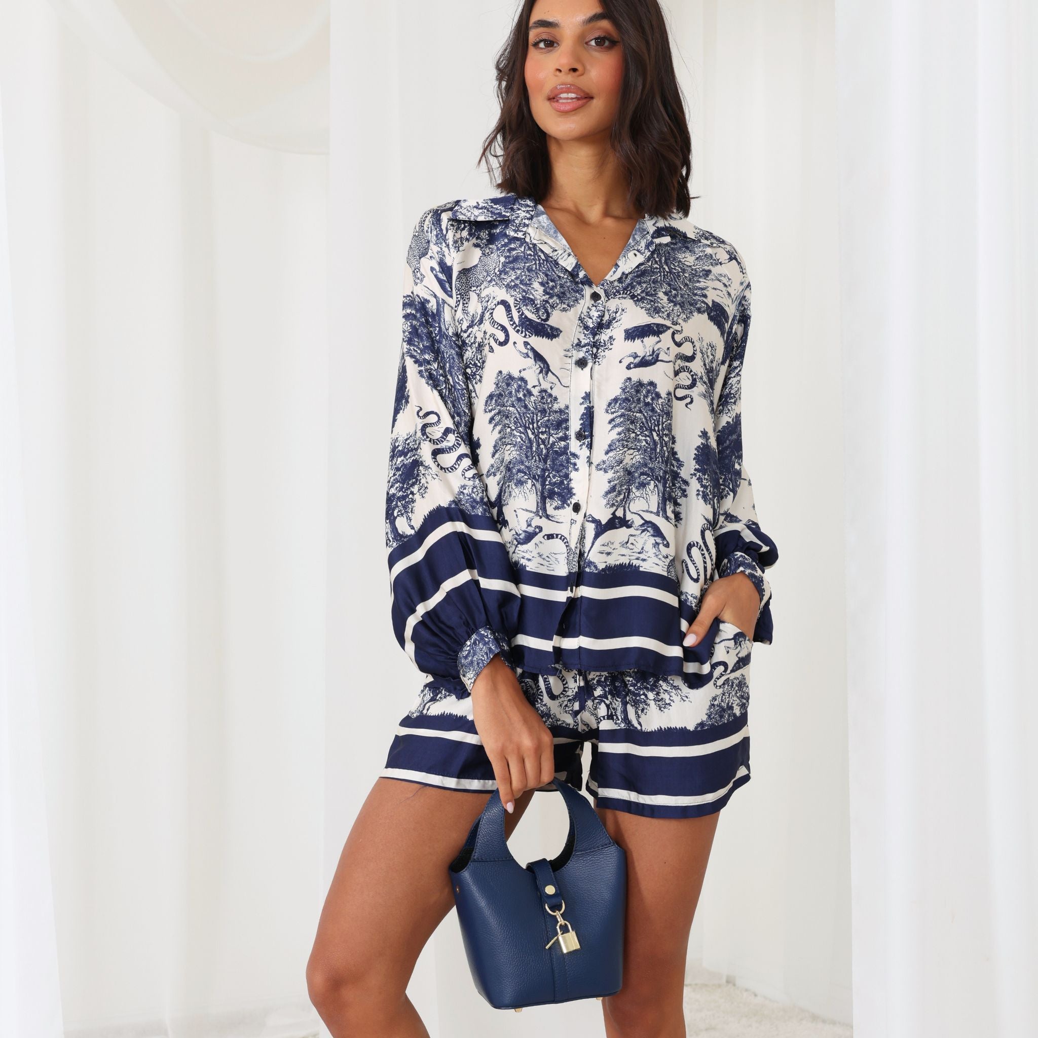 Botanical Set - Navy