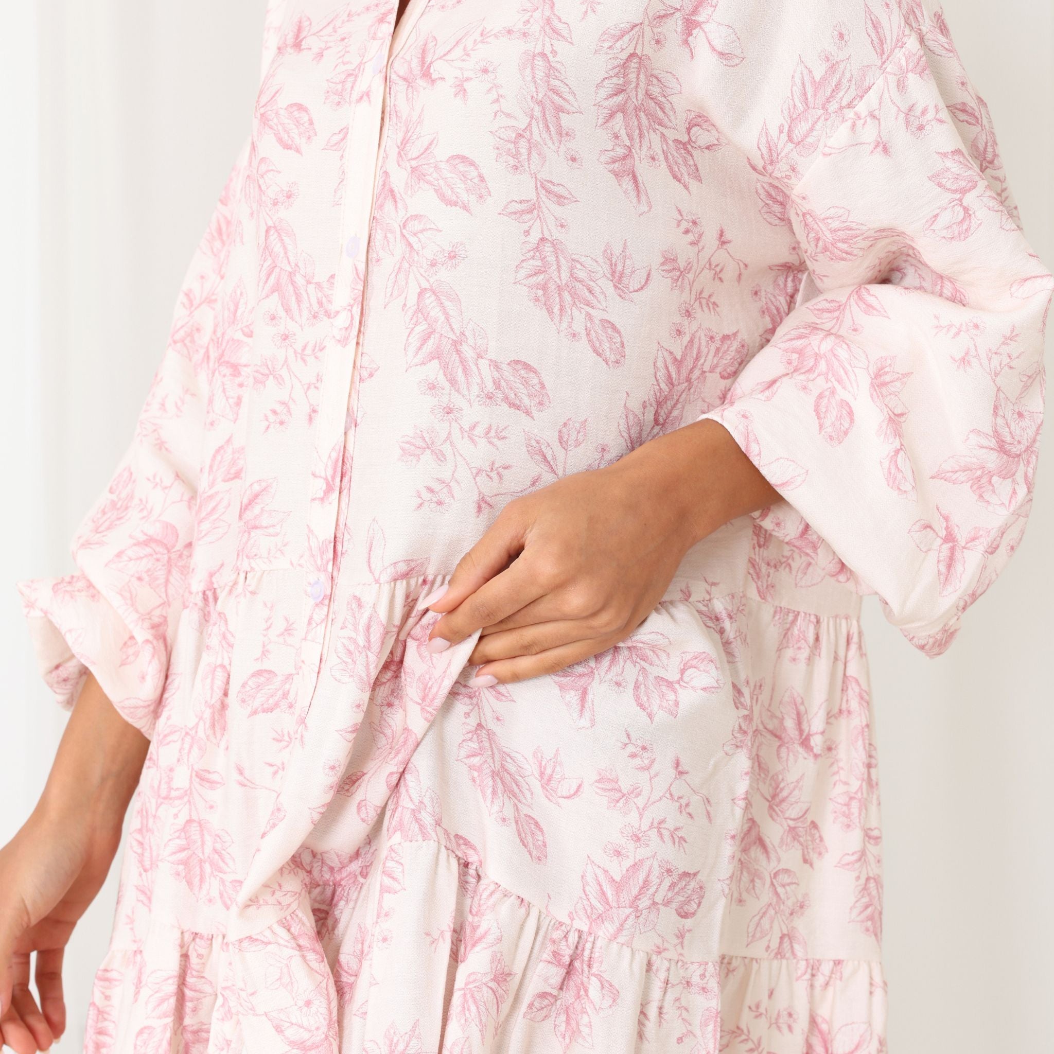 Floral Dress - Pink