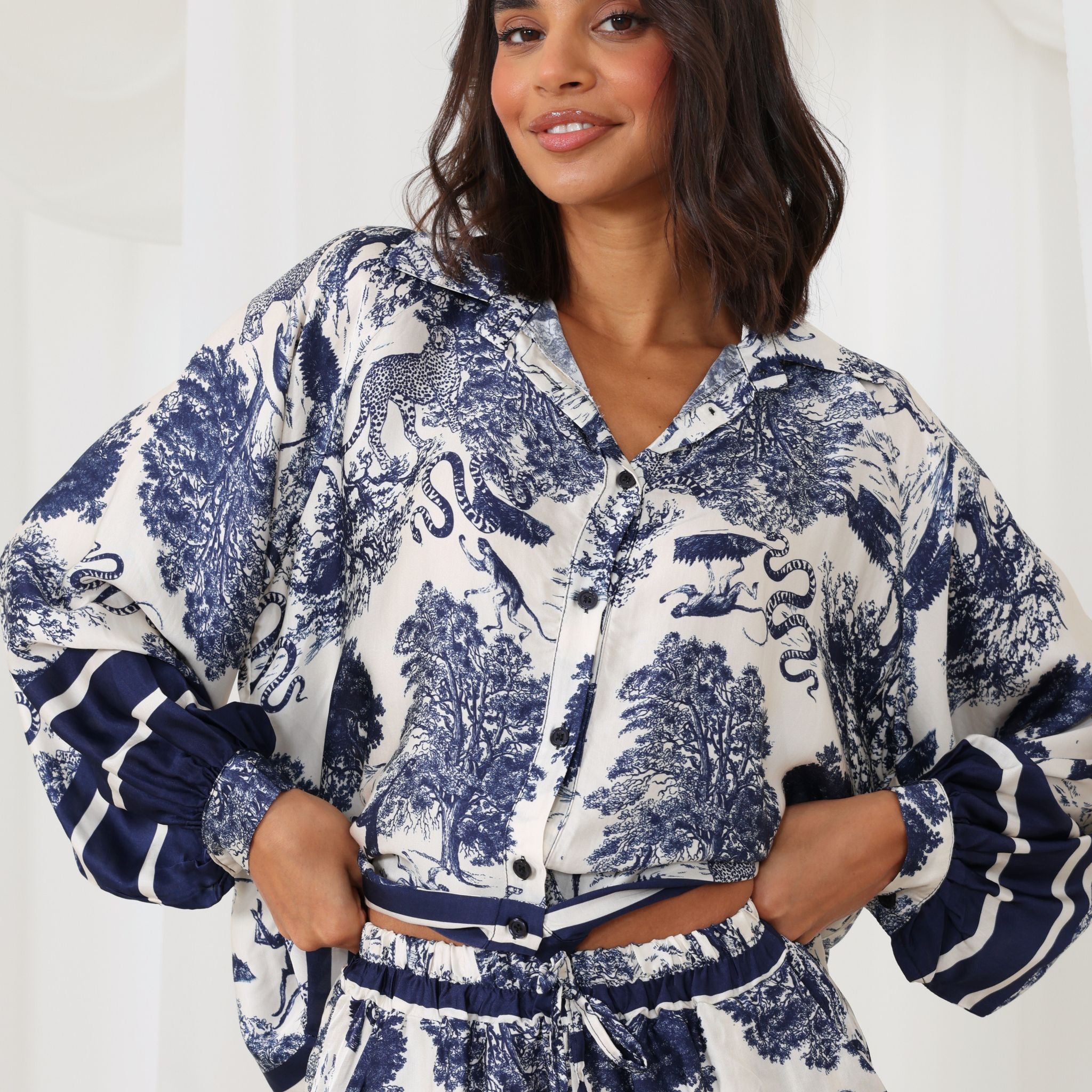 Botanical Set - Navy