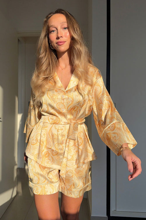 Silvie Short Set - Yellow
