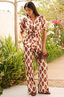 Kim Pants Set - Vintage Brown