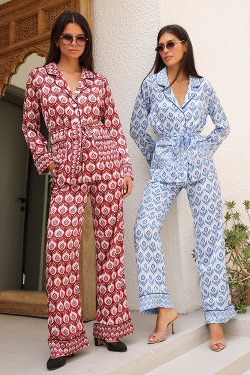 Joya Pants Set - Classic Blue