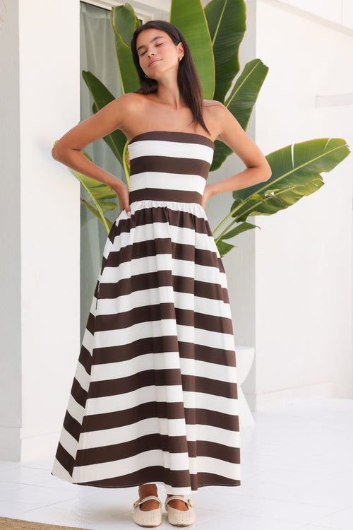 Riviera Dress - Brown