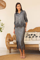 Katalina Skirt Set - Slate