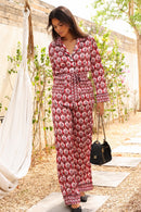 Joya Pants Set - Cherry