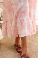 Garden Maxi Dress - Pink