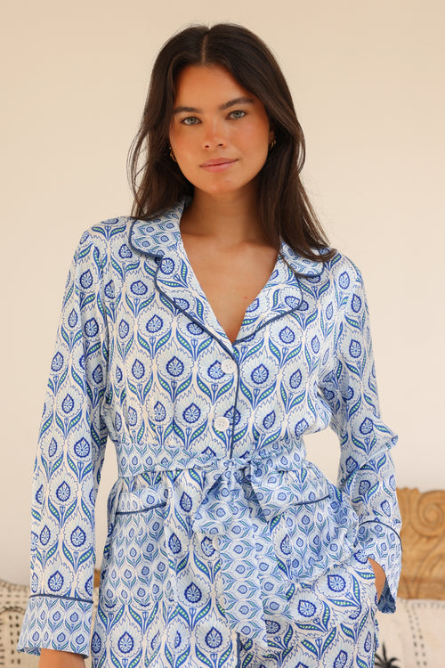 Joya Pants Set - Classic Blue