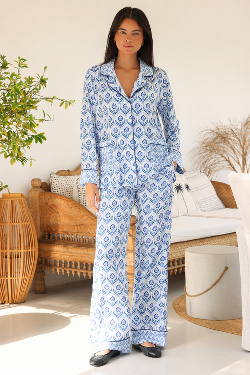 Joya Pants Set - Classic Blue