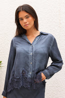 Katalina Skirt Set - Steel Blue