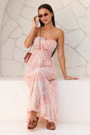 Garden Maxi Dress - Pink