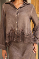 Katalina Skirt Set - Mocha