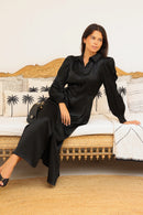 Habiba Shirt Dress - Black