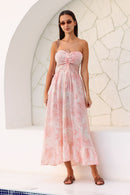 Garden Maxi Dress - Pink
