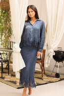 Katalina Skirt Set - Steel Blue