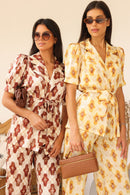 Kim Pants Set - Mustard