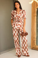 Kim Pants Set - Vintage Brown